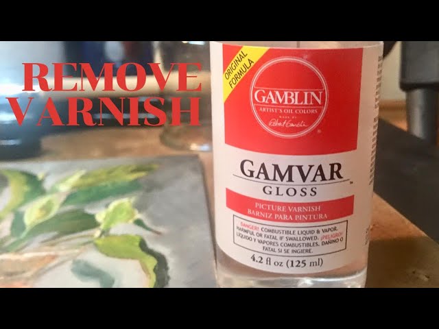 Gamblin : Gamvar Picture Varnish : Gloss : 125ml