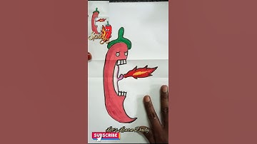 🌶️🔥Fire-Breathing Chili Animation! 😡🔥 Funny Angry Chili Drawing for Kids 🎨