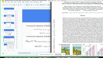 26.08.2025 Beyond the 80/20 Rule: High-Entropy Minority Tokens Drive Effective RL
