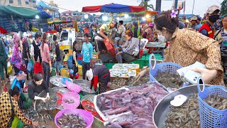 Fish, Shrimp, Squid, Prawn, Durian, & More - Everyday Fresh Food @ Cambodian Market