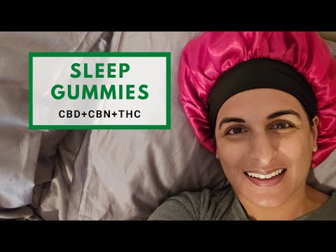 Trying Sleep Aid Gummies with CBD, CBN, THC - My Experience