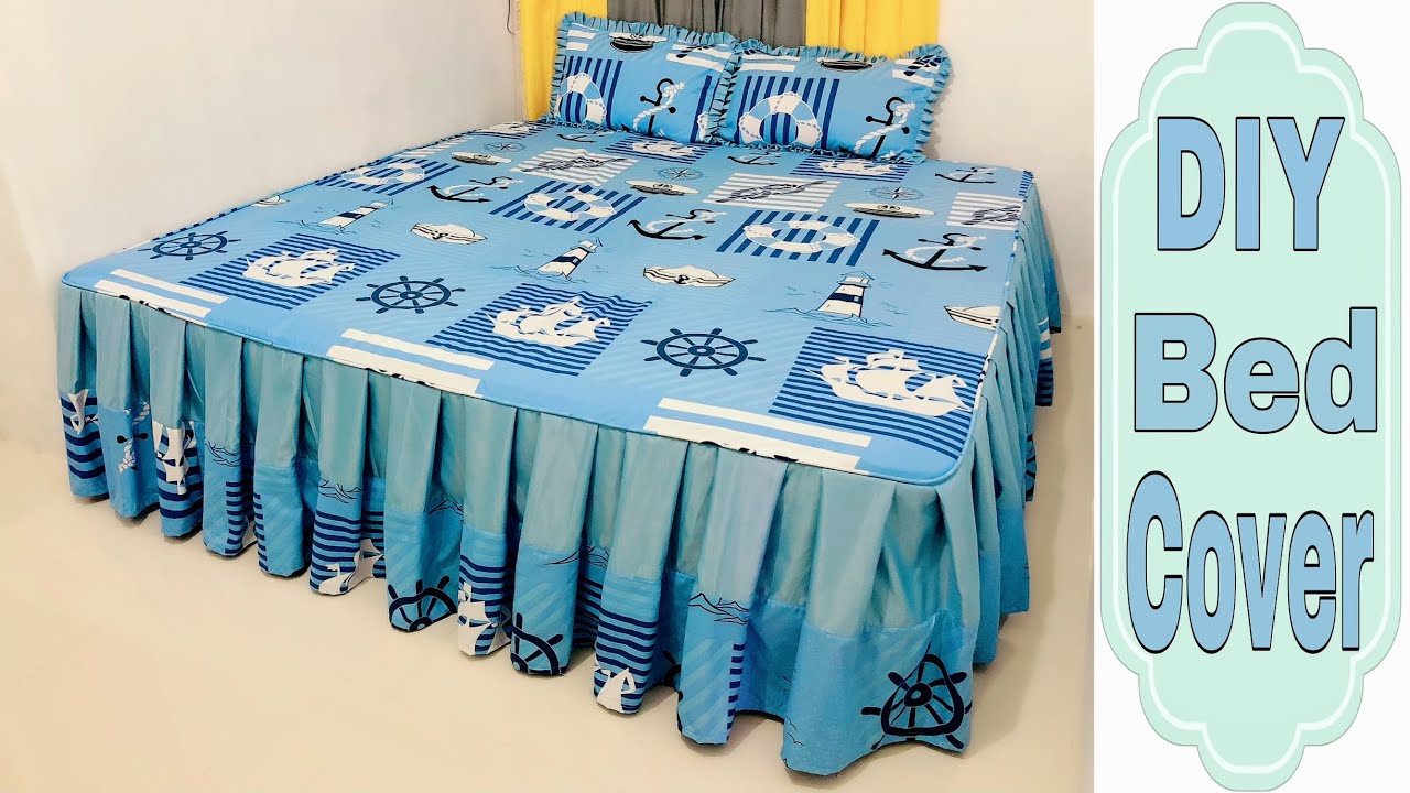 A Simple Bed Cover How to make a simple bedsheet Full Tutorial For