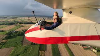 Slingsby T21 glider full flight winch launch