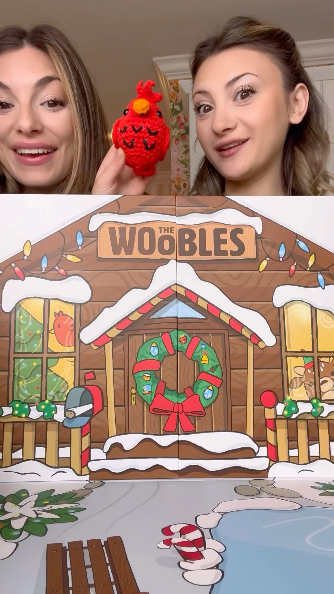 This Holiday Woobles advent calendar is so adorable!❄️ #woobles #crochet #easycrochet