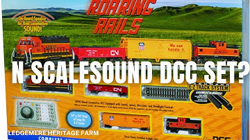 Bachmann N Scale Roaring Rails DCC Train Set Unboxing & Review