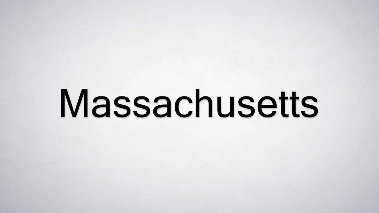 How To Pronounce Massachusetts YouTube How To Pronounce Massachusetts YouTube