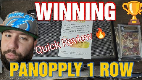 I Won A Card Case 1 Row From Panopply Off Instagram 🔥🔥Quick Review