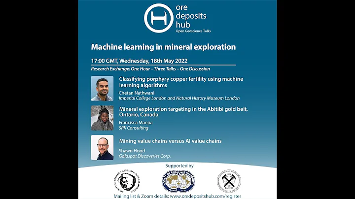 ODH 127 - Research Exchange - Machine learning in mineral exploration