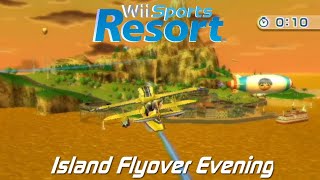 Wii Sports Resort - Air Sports Island Flyover: All 80 i Points (Evening)