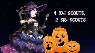 LOVE LIVE HALLOWEEN AQOURS SCOUT!! 4 10+1 scouts, 2 sr+ tickets