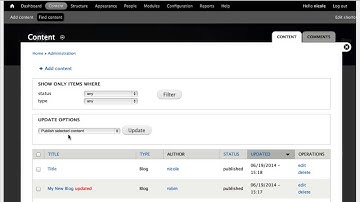 Drupal 7 Tutorial: How To Edit A Page