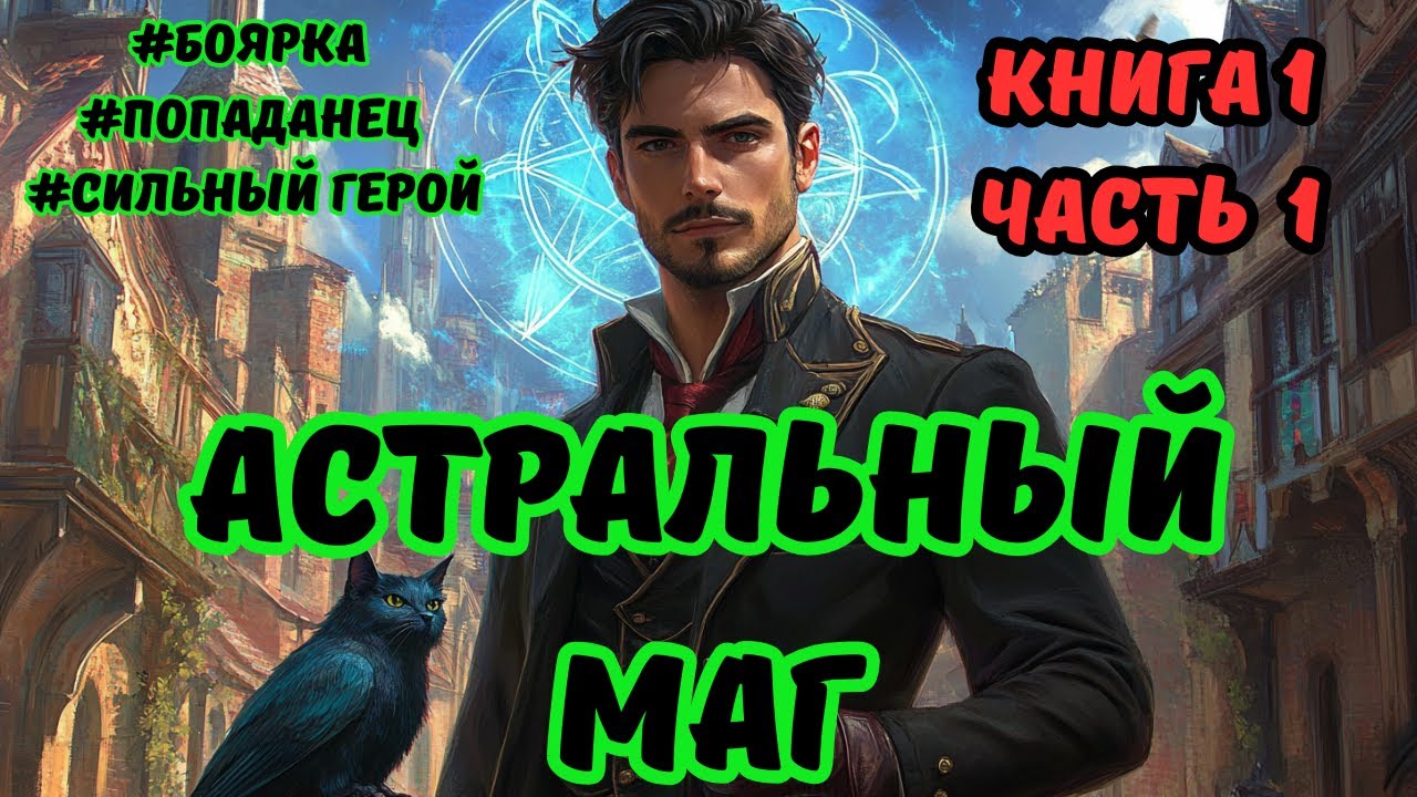 АСТРАЛЬНЫЙ МАГ !  Все книги на ЮТУБЕ ! Книга 1 СЕРИЯ 1 ! ПОПАДАНЕЦ ФЭНТЕЗИ #аудиокниги #аудиокнига