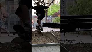 #skateboarding #skate #skateboard Khaby Lame reacts skateboard trick