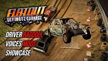 FlatOut: Ultimate Carnage™ | Driver Ragdoll And Voices Mods Showcase