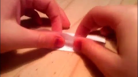 Divide square paper into 5,10 parts without ruler