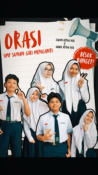 ORASI PEMILIHAN KETUA & WAKIL KETUA OSIS, Tentukan pilihanmu 😍🫵