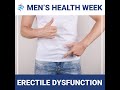 Men's Health Week - Pelvic Floor & Erectile Dysfunction