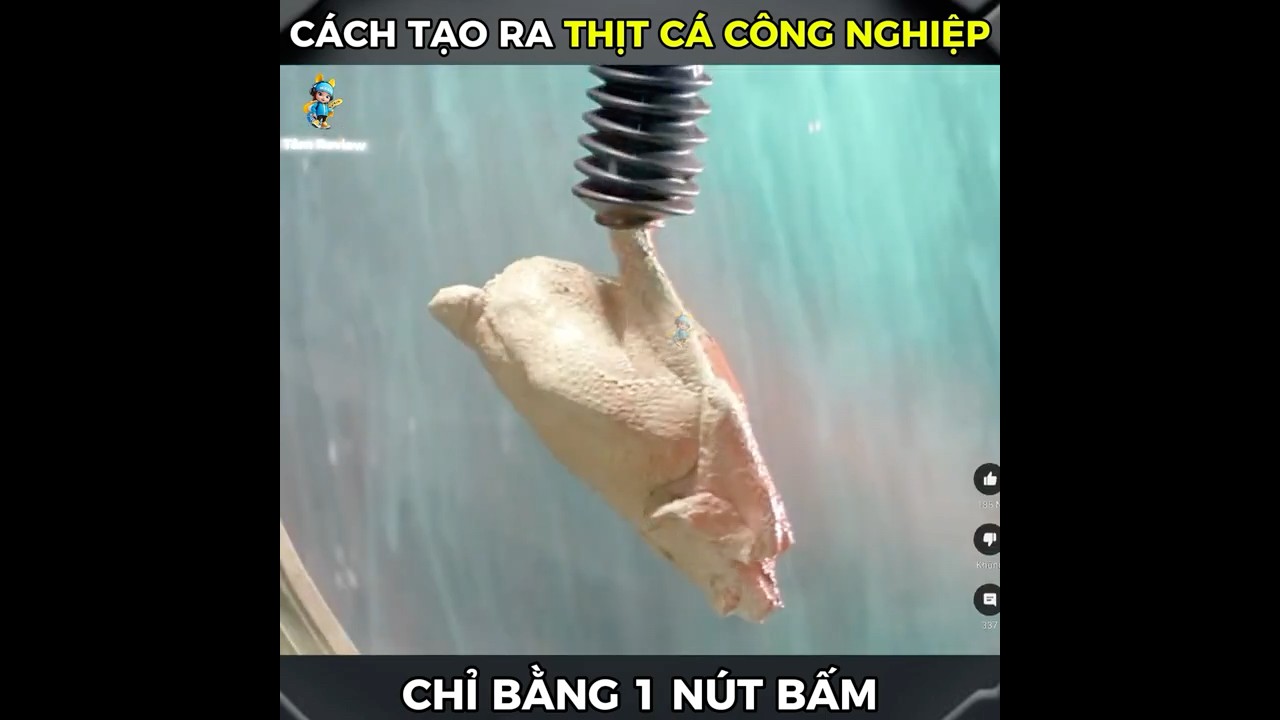 CÁCH TẠO RA THỊT CÁ CÔNG NGHIỆP CHỈ BẰNG 1 NÚT BẤM #phimhay #reviewphim