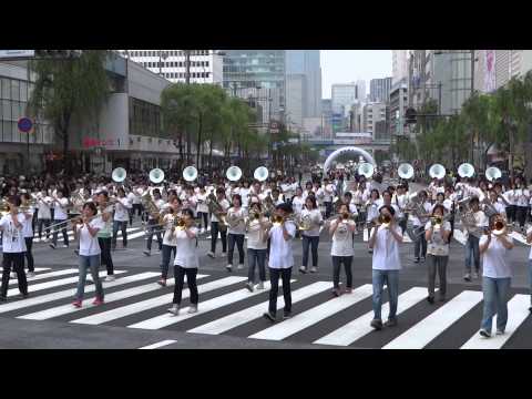 練馬区中学校・高等学校合同バンド／銀座ゴールデンパレード／第八回 銀座柳まつり2014