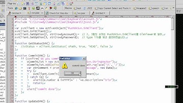 a Emeditor Macro Demo - committing svn