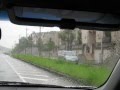 雨天時、オートサンバイザーの偏光機能！車載動画 (初期モデル）