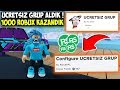 R$ HARCAMADAN ROBLOXTA ÜCRETSİZ GRUP NASIL ALINIR VE ROBUXLARI ALDIK | Ninja Legend | Roblox Türkçe