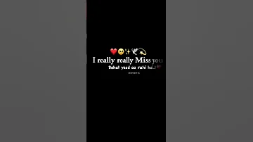 I Really Miss You Status Officialchannel Viral Love 