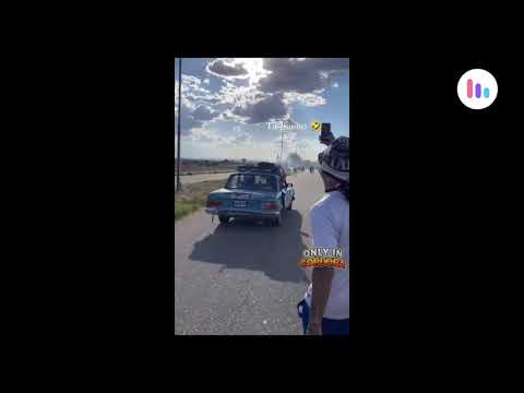 Se filtró un video de hinchas de Talleres haciendo un asado arriba de un Falcon en movimiento