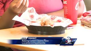 New Raising Cane’s opens in Fayetteville