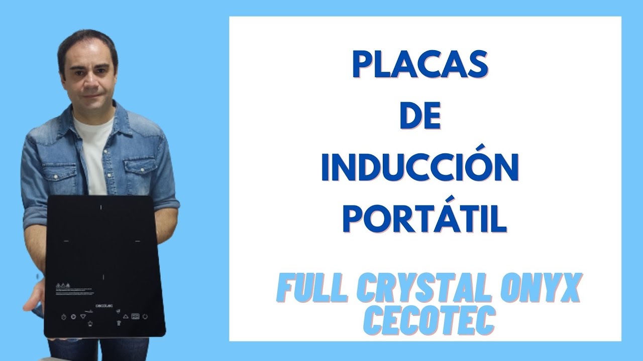 Cecotec 08015 - Placa Inducción Portátil Full Crystal Diamond Blanco ·  Comprar ELECTRODOMÉSTICOS BARATOS en lacasadelelectrodomestico.com