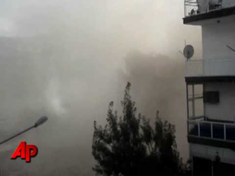 Raw Video: Demolition in Turkey Goes Wrong