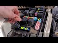 2006 Chrysler 300 AC Fuses, AC Relay, Blower Motor Fuse Location