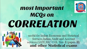 CORRELATION||MCQs||Statistics||important points||competative exams||Nandini Shukla