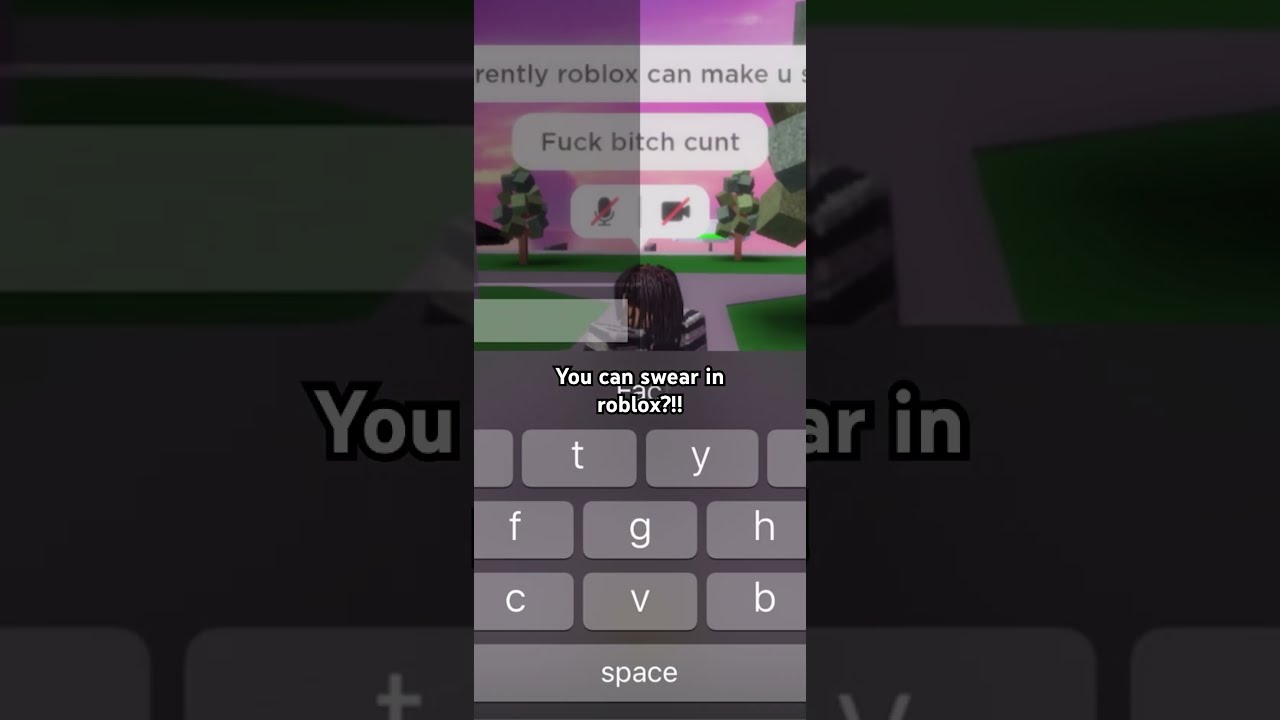 You Can Swear In ROBLOX Tsb Discord Roblox Shorts Video Swearing