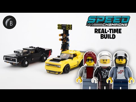 LEGO 75893 - Dodge Challenger Demon and 1970 Dodge Charger - Speed Champions - Build Review