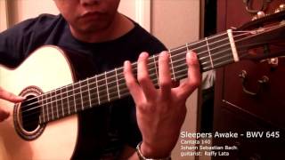Sleepers Awake / BWV 645 - J.S. Bach Solo Classical Guitar chords