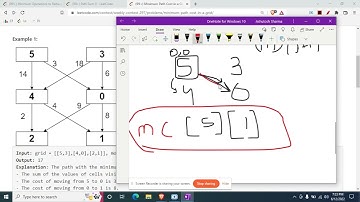 2304  Minimum Path Cost in a Grid Leetcode Weekly Contest 297|  Minimum Path Cost in a Grid Leetcode