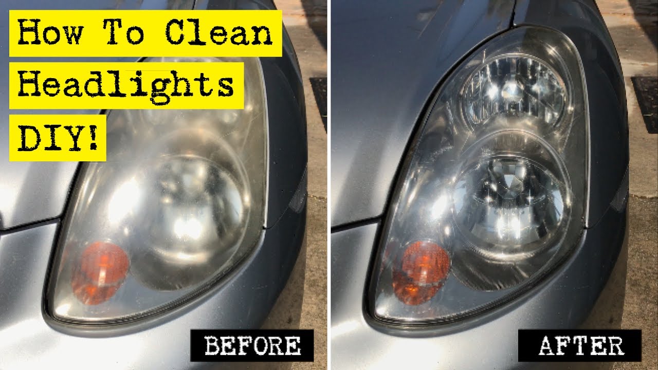 How To Clean Headlights: The 10-Minute Trick To Make Them Clear Again -  YouTube