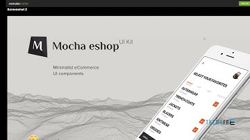 eShop Mobile UI Kit        | Free Template  Wilton Hayate