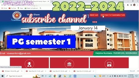 #VBU..PG semester 1 examination apply full video 🖊️🖊️ 2022...2024. Hazaribag..
