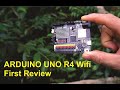 Arduino uno r4  a very first step review  test led wifi