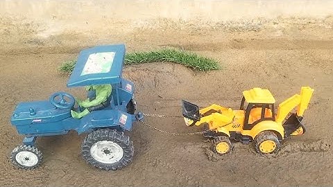 diy tractor Build a mini concrete bridge using rc tractor science project Part 2 @SmallCreatorTV