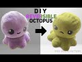 How to Make a Reversible Mood Octopus Plushie [Free Pattern]