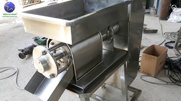 Máy nghiền vắt củ gừng lấy nước, Điện Cơ Xanh