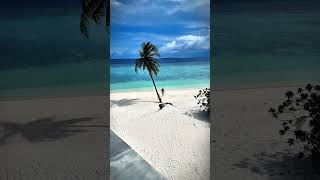 Uma praia de sonho🏖️☀️#maldives #paradise #travelcouple