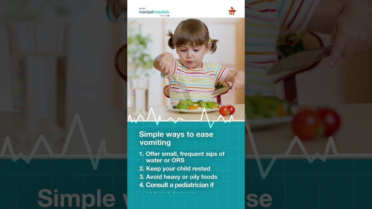 Vomiting in Children | Manipal Hospital Dwarka
