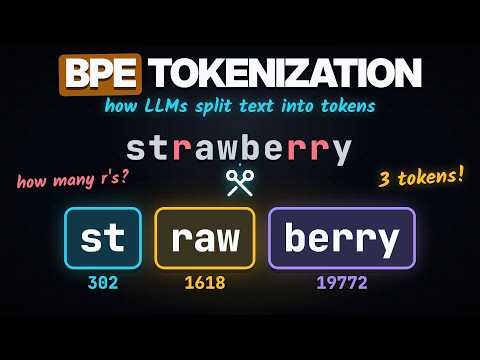 BPE Tokenization How LLMs Split Text into Tokens