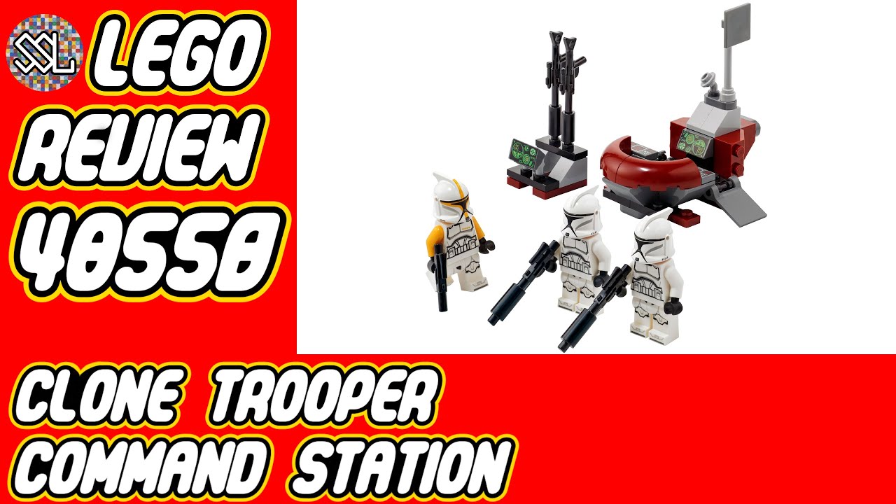 40558 - Lego Star Wars: Clone Trooper Command Station Review - YouTube