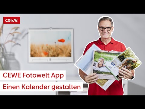 CEWE Fotowelt APP - Kalender gestalten