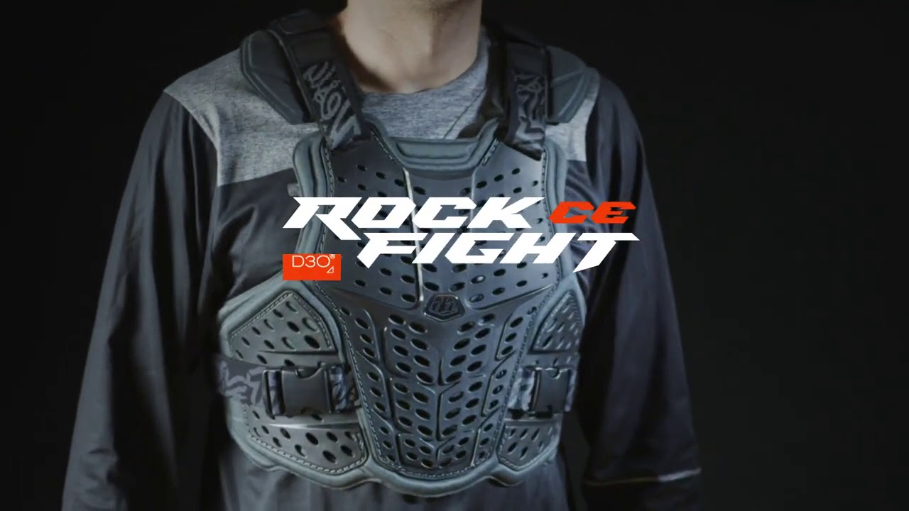 Troy Lee Designs RockFight Chest Protector - YouTube